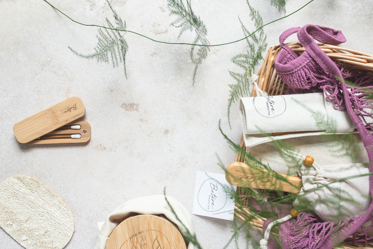 Beauty product flat lay — packaging presentation theme